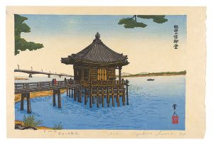 Inoue Toyohisa / New 8 Views of Omi/ Ukimido in Katata