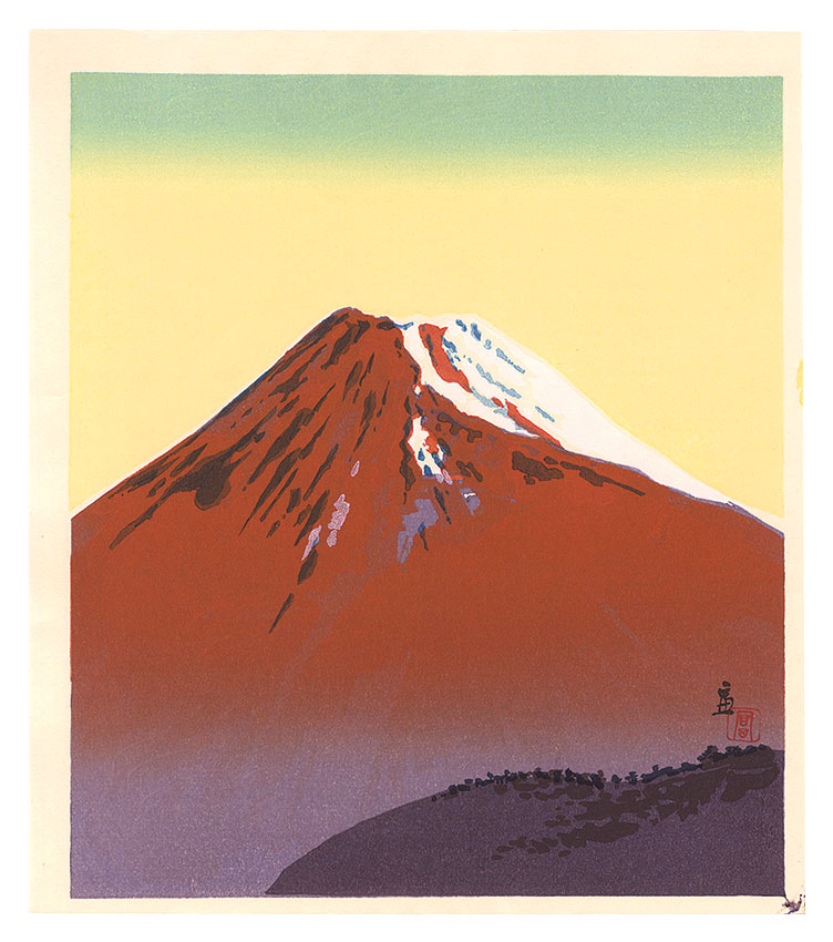 Tokuriki Tomikichiro “Red Fuji”