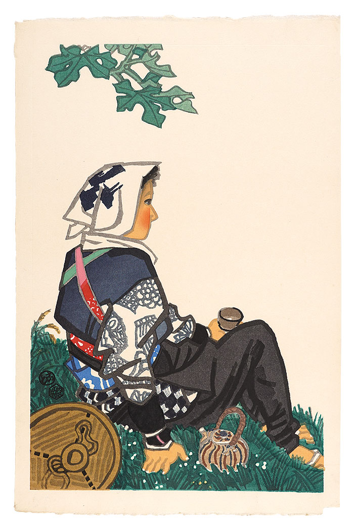 琴塚英一「少憩（仮題）」