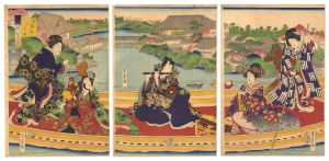 芳虎「光君遊覧之内　浅妻船の三曲」