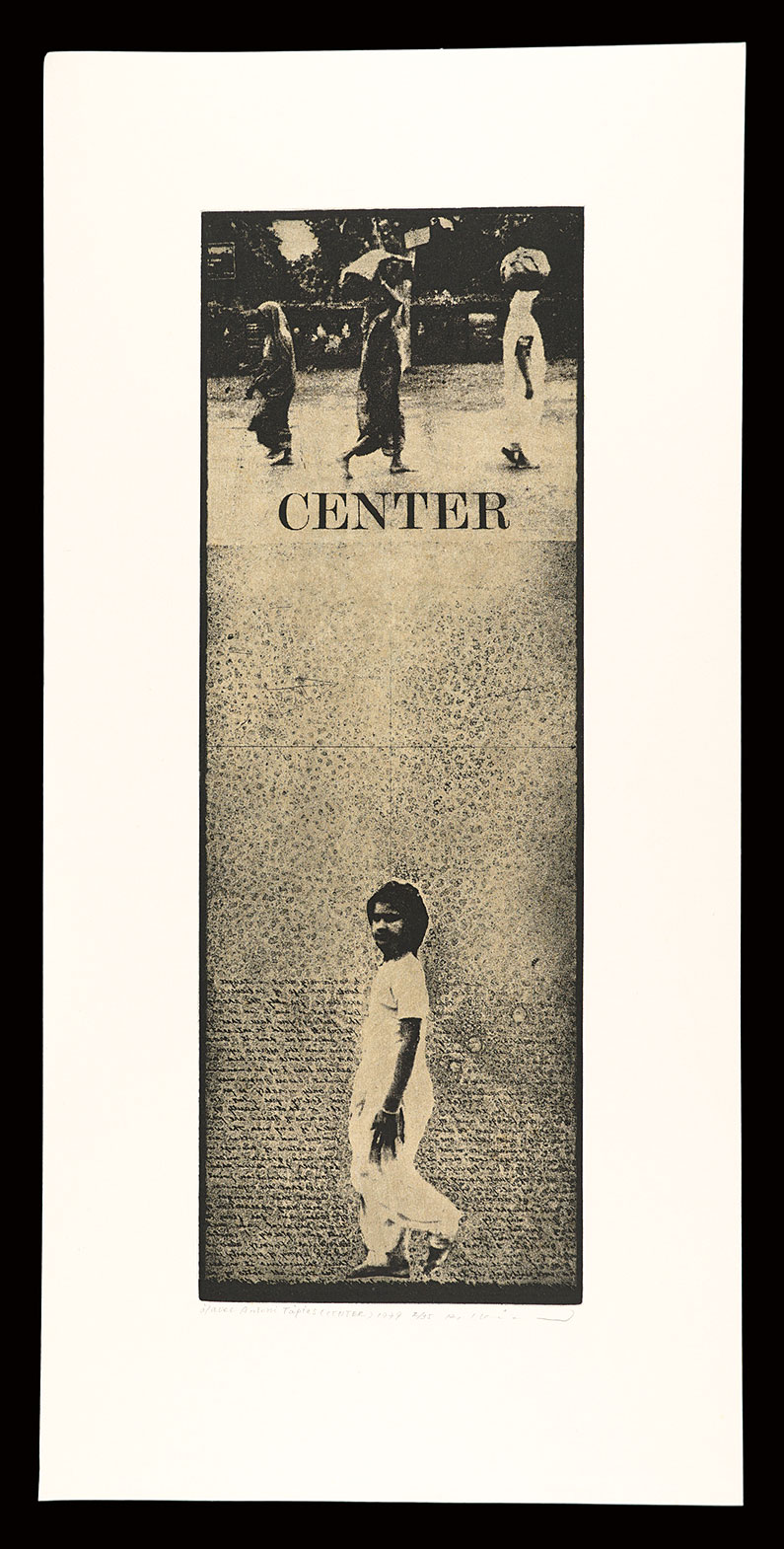 池田良二「アントニ・タピエス氏に捧げる -Center,1979」
