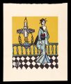Woman and a Lamp
