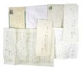 Autograph letter and postcard
