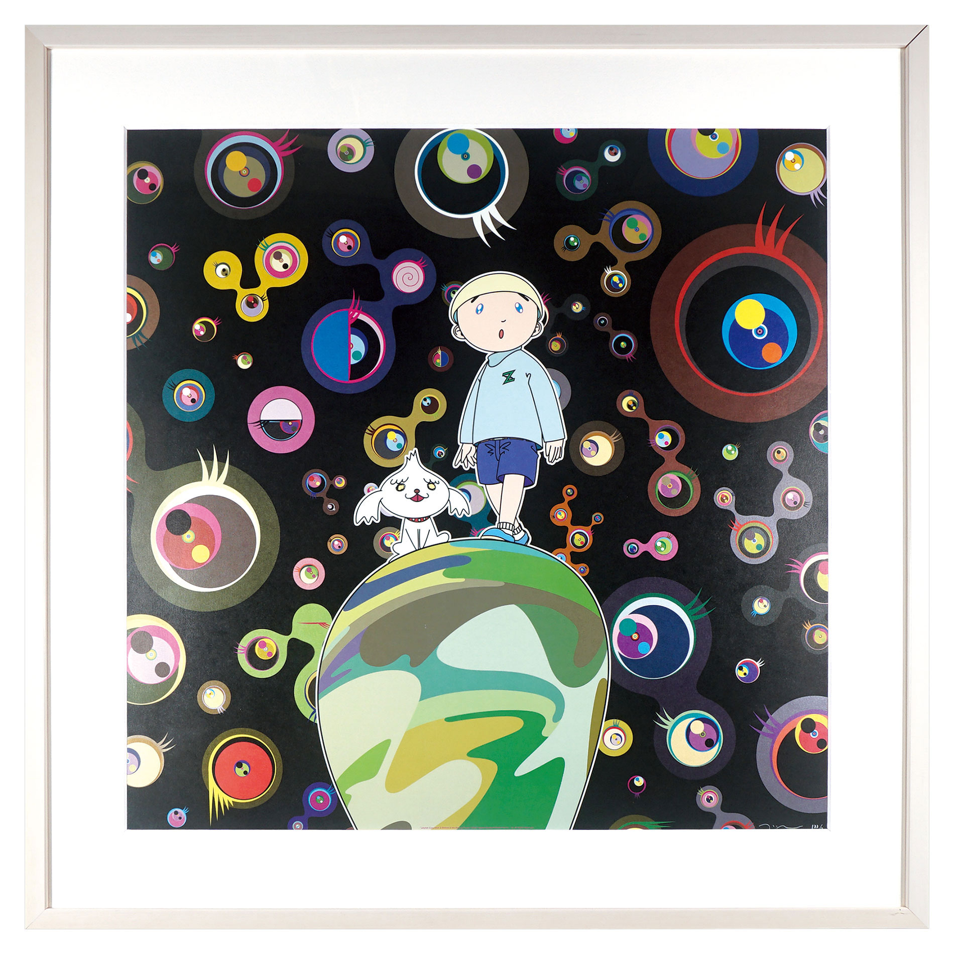 村上隆「Jellyfish Eyes MAX & Shimon in the Strange Forest」