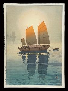 瀬戸内海集　帆船 朝