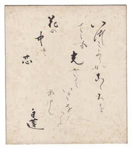 Yanagiwara Byakuren / Shikishi