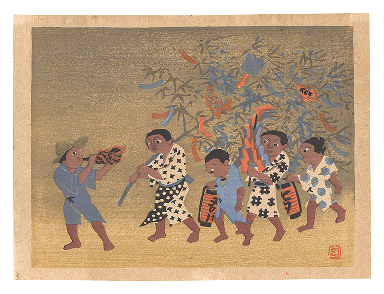 Mori Doshun “Folk Customs of Japan / Tanabata Festival in Hida”
