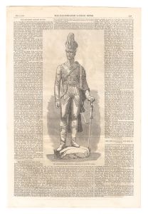 マシュー・ノーブル　他「The Illustrated London News 1860年12月15日号より　The Anglesey Column Statue 他」