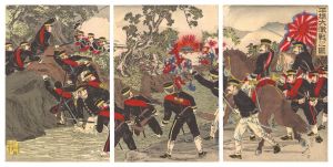 延一「平壌大激戦之図」