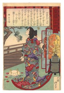芳年「皇国二十四功　伊達家の乳人浅岡」