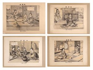 熊澤喜太郎「教育画 女礼式之図」