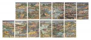 Yoshitora / Famous Places on the Tokaido Road [東海道名所図会]
