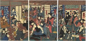 Kuniyoshi / 役者見立廓之図 [役者見立廓之図]