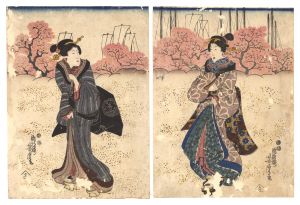 芳虎「美人画」