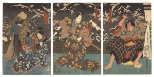 Toyokuni III / Kabuki Play: Hana no Yuki Takeda no Kachidoki [花眺雪武田勝凱]