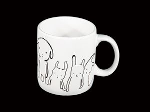 コバヤシ麻衣子「絵付カップ　No.3」
