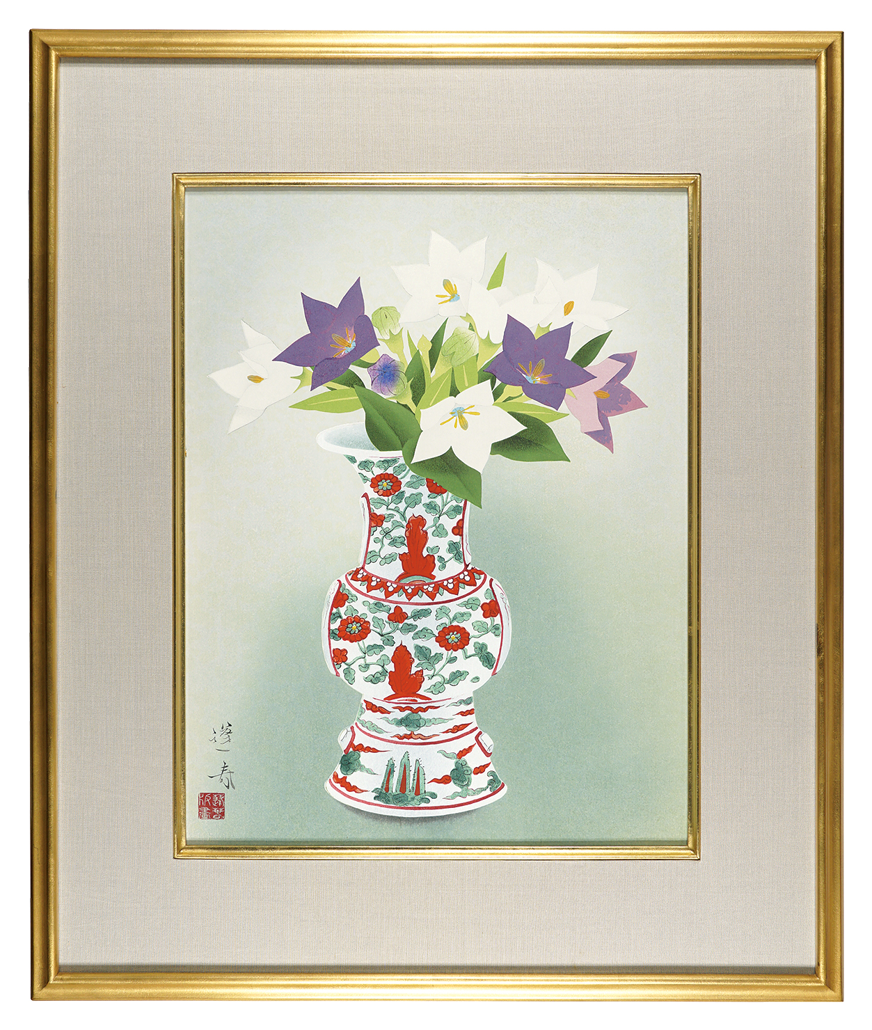 Yamaguchi Hoshun “Vase of Flowers”