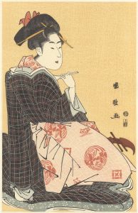 国政「撥を持つ女【復刻版】」