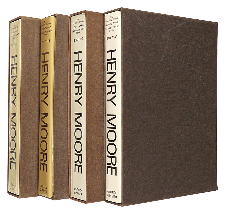 “HENRY MOORE THE GRAPHIC WORK Vol.1-4” PATRICK CRAMER,ALISTAIR GRANT,DAVID MITCHINSON