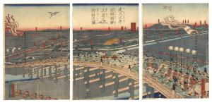 貞秀「建久元年源頼朝卿上京行粧之図」
