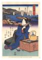 Tokaido Beauties / Ejiri【Repro......