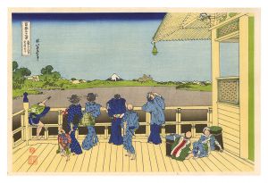 北斎「富嶽三十六景　五百らかん寺さざゐどう【復刻版】」