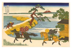 北斎「富嶽三十六景　隅田川関屋の里【復刻版】」