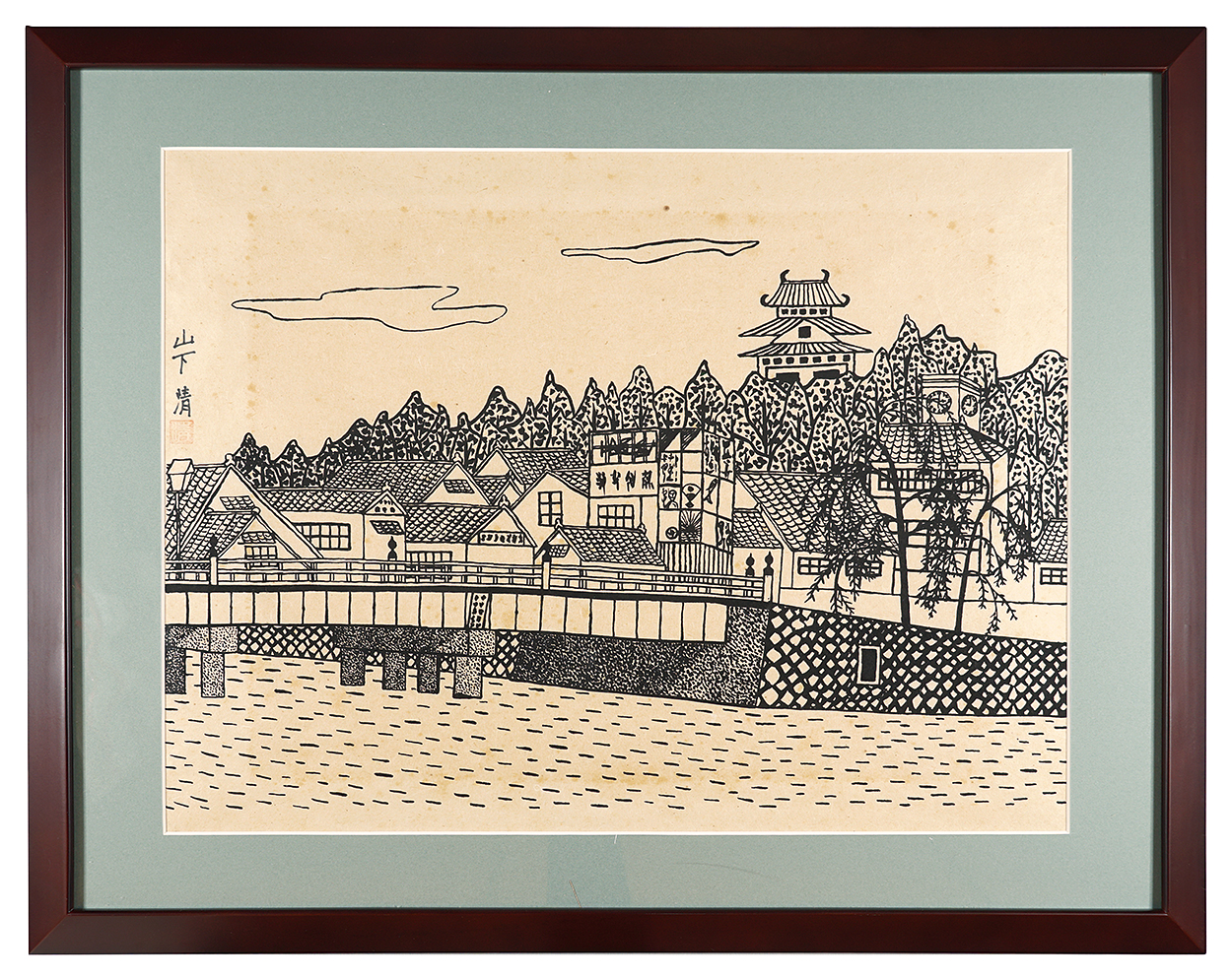 山下清「松江城」