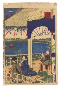 東京名所之内　上野公園競馬