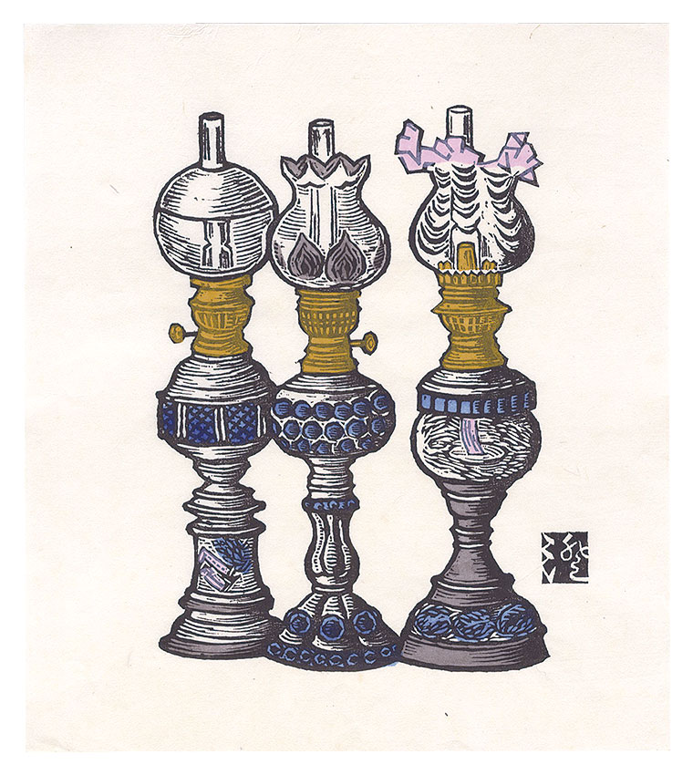 Kawakami Sumio “Three Lamps”