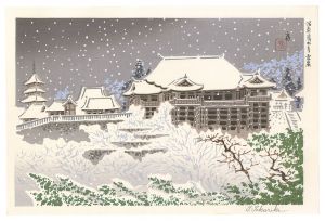 Tokuriki Tomikichiro / Snowy View of Kiyomizu Temple in Rakuto