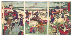 Yoshiiku / New Year's Amusements of the Seven Lucky Gods [七福神春戯]