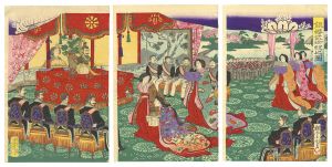 小国政「銀婚式御祝之図」
