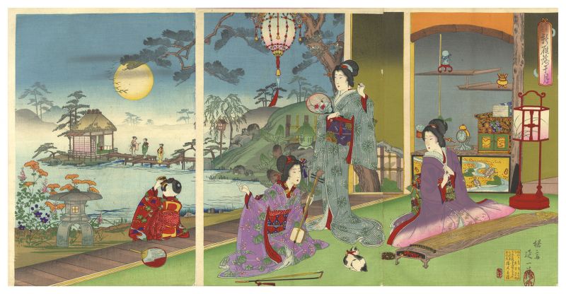 Nobukazu “Snow, Moon and Flowers / Moon”