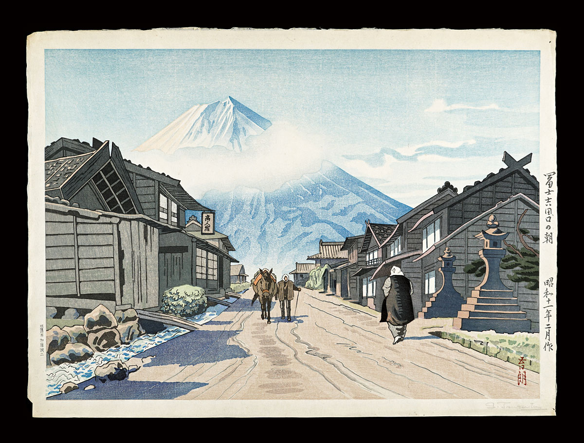 Tsuruta Goro “Morning at Yoshidaguchi Trail, Mount Fuji”