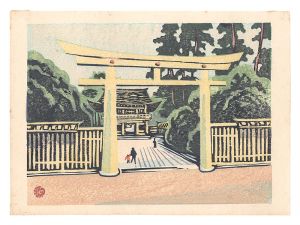 山口源「東京回顧図会　明治神宮」