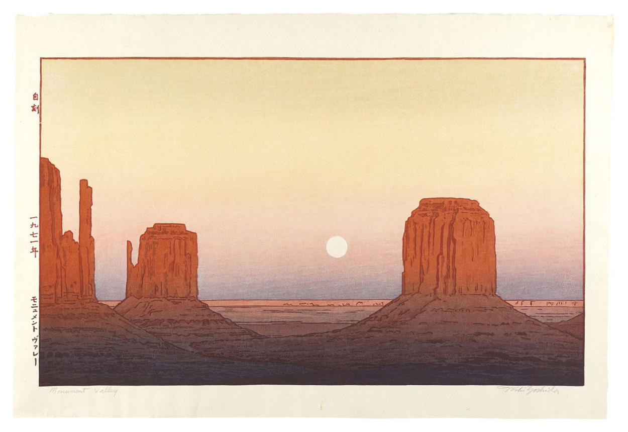 Yoshida Toshi “Monument Valley”