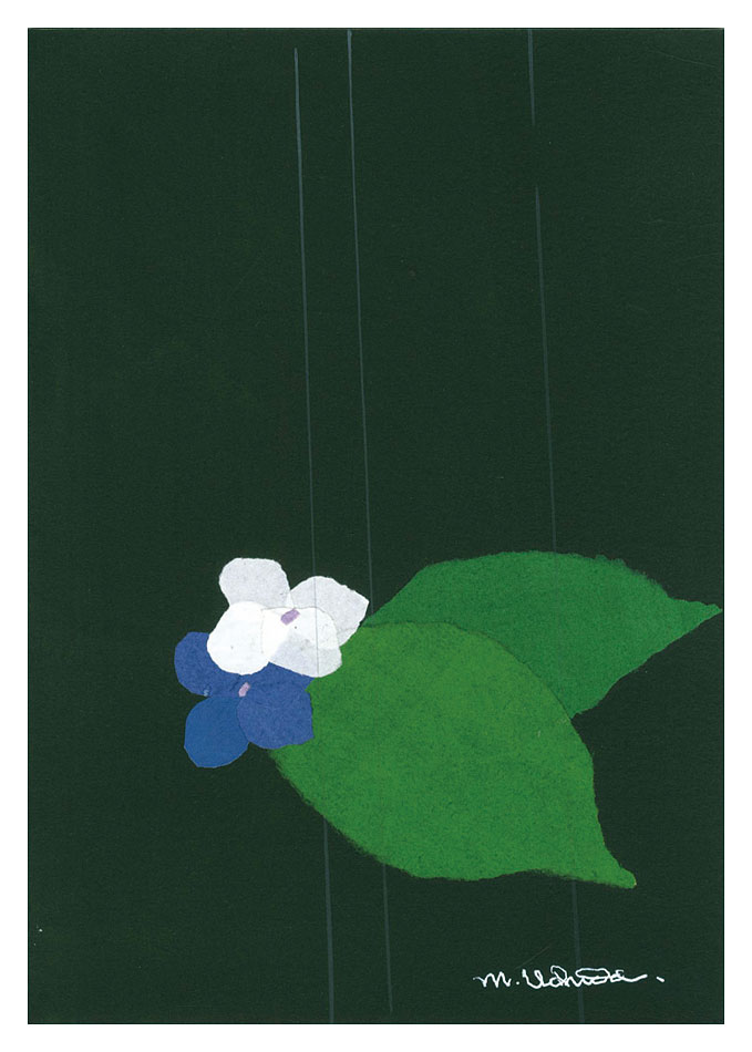 Uchida Masayasu “Blooming in Spring Rain”