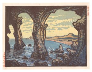 Katsuhira Tokushi / New One Hundred Views of Japan / No. 9: Oga Peninsula (Akita Prefecture)