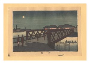 安治（探景）「東京真画名所図解　柳橋【復刻版】」