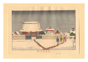 安治（探景）「東京真画名所図解　浅草東門跡【復刻版】」