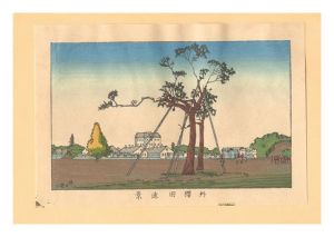 安治（探景）「東京真画名所図解　外櫻田遠景【復刻版】」