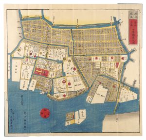 増補改正 築地八丁堀日本橋南之図