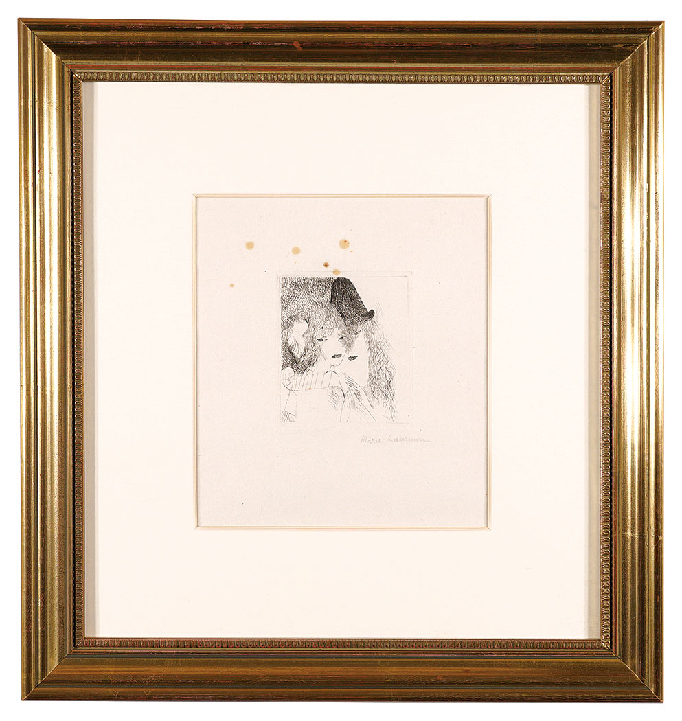 Marie Laurencin “Fil de reve L'EVENTAIL DE MARIE LAURENCIN:Qui n'entend qu'une cloche”