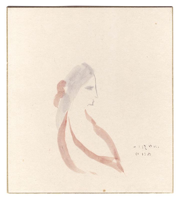 織田廣喜「少女」