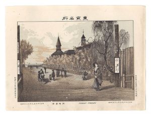 Watanabe Tadahisa / Famous Places in Tokyo / Pleasure Quarters at Susaki [東京名所　洲崎遊廊]