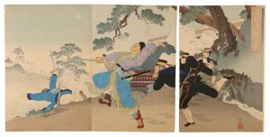 吟光（銀光）「海城激戦之図」