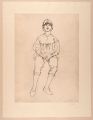 Girl sitting facing front