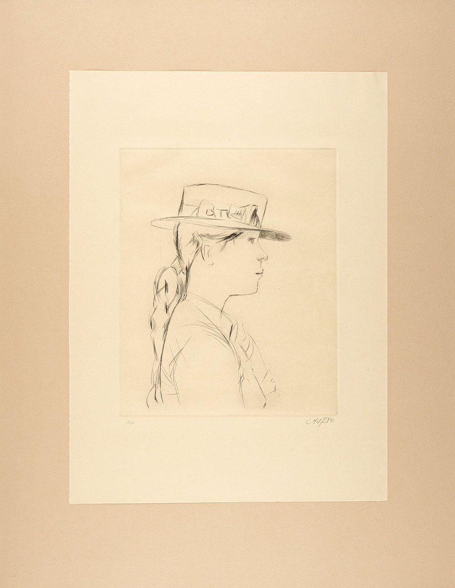 Sato Churyo “The Girl with the Hat”