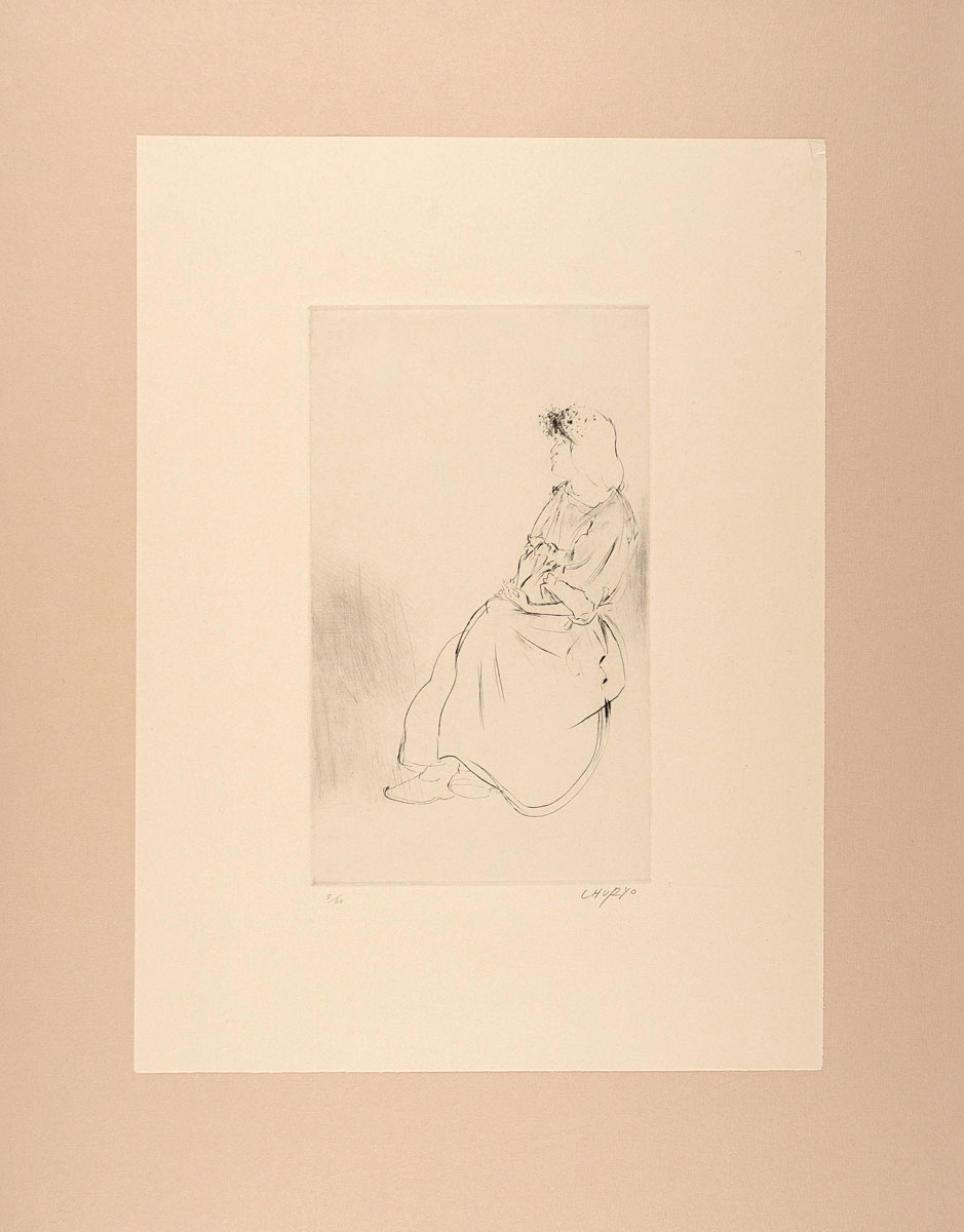 Sato Churyo “Sitting Woman”